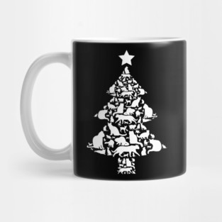 Cat Christmas Tree Mug