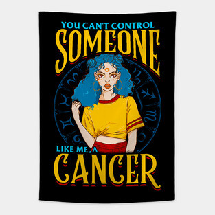 A Cancer Girl Tapestry