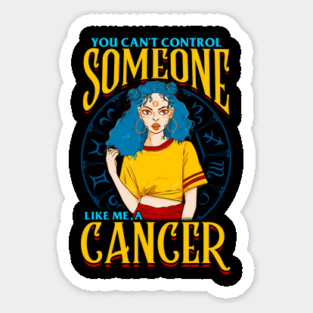 A Cancer Girl Sticker
