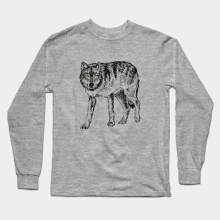 Wolf Image Long Sleeve T-Shirt