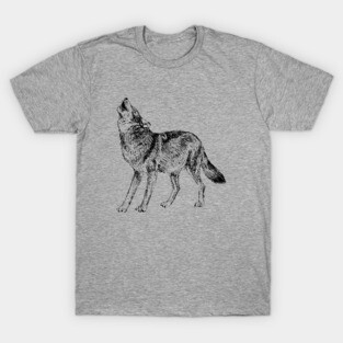 Howling Wolf Sketch T-Shirt