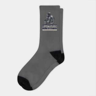 Vintage Royal Enfield 350 Bullet Motorcycle Socks