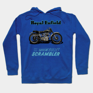 Vintage Royal Enfield Special Bullet Scrambler Hoodie