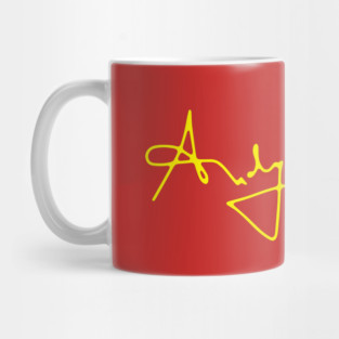 Signed by Warhol Mug