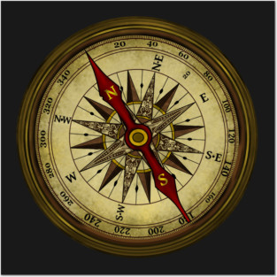 Compass Posters and Art