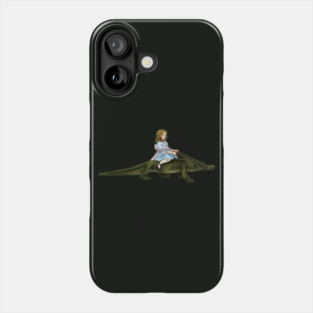 Doreen and her Alligator Phone Case