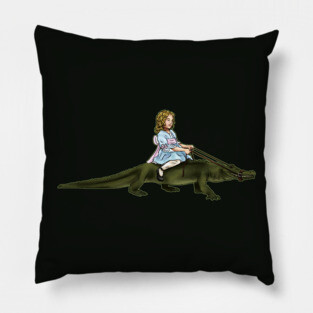 Doreen and her Alligator Pillow