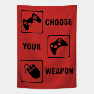 Videogame Controllers Tapestry