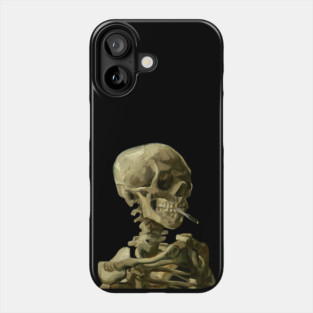 Van Gogh Skeleton Phone Case