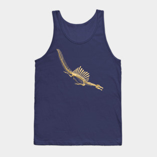 Spinosaurus Aegyptiacus (skeleton diving) Tank Top