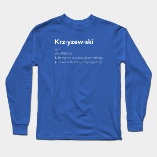 Krzyzewski Long Sleeve T-Shirt