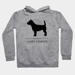 Cairn Terrier Black Silhouette Hoodie