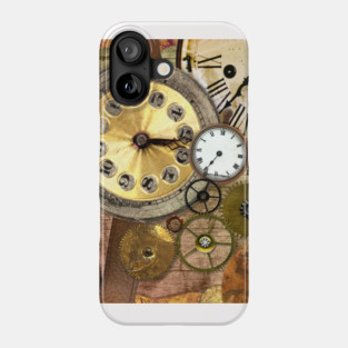 Steampunk Neck Gator Clock Gears Steam Punk Phone Case