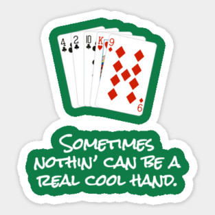 Cool Hand Luke's Real Cool Hand Sticker