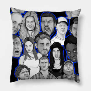 Letterkenny group collage Pillow