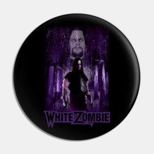 White Zombie Pin
