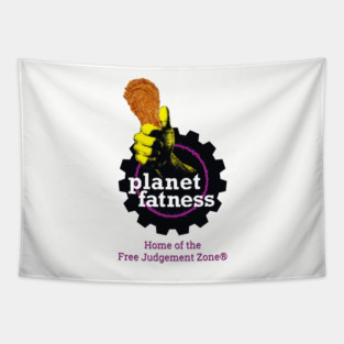 Planet Fatness - The Free Judgment Zone Tapestry