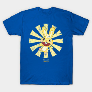 Cuddles Retro Japanese Happy Tree Friends T-Shirt