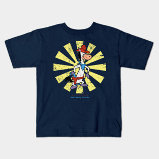 Quick Draw McGraw Retro Japanese Kids T-Shirt