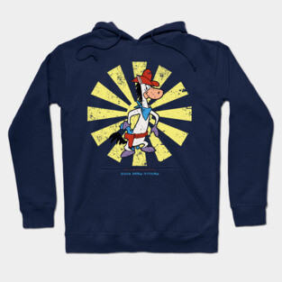 Quick Draw McGraw Retro Japanese Hoodie