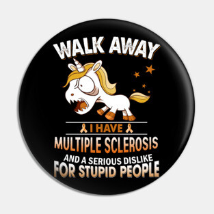 funny multiple sclerosis grumpy unicorn warrior Pin