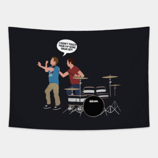 Step Brothers Drum Set Tapestry