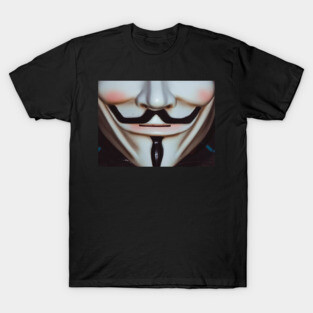 Funny smiling mouth mask T-Shirt