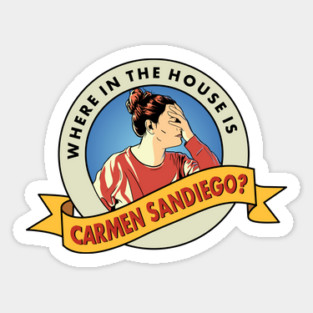 Where in the House is Carmen Sandiego? Sticker