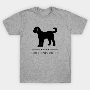 Goldendoodle Black Silhouette T-Shirt