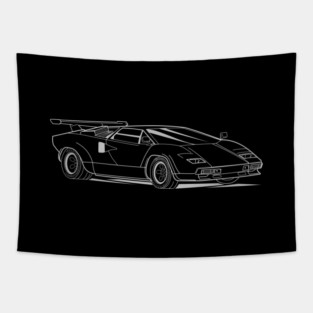 Lambo countach Tapestry