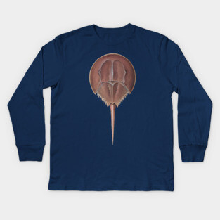 Horseshoe Crab Kids Long Sleeve T-Shirt