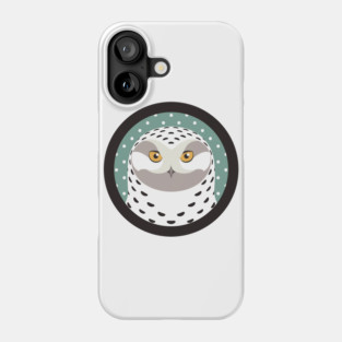 Snowy Owl Logo Phone Case