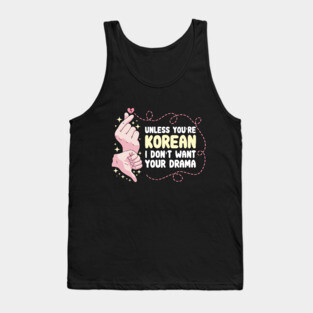 K-Drama Gift for Korean Drama Lovers Tank Top