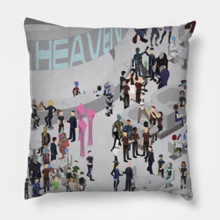 Mass Effect: Bar in Heaven (femshep) Pillow