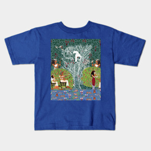 Ancient Egyptian Paradise "Tree Goddess" Mask Kids T-Shirt