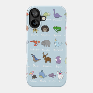 Animal Alphabet Phone Case