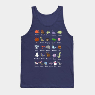 Animal Alphabet Tank Top