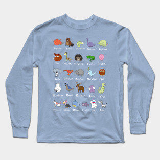 Animal Alphabet Long Sleeve T-Shirt