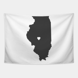 Illinois Love Tapestry