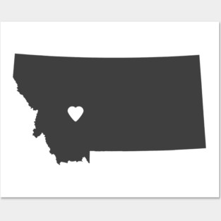 Montana Love Posters and Art