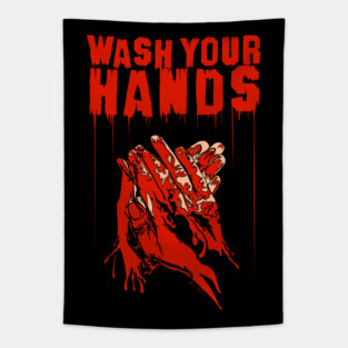 Wash Your Hands Tapestry