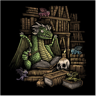 Book Wyrm Posters and Art