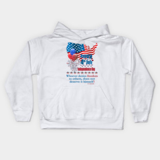 Independence Day Lincoln Kids Hoodie