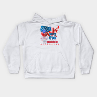 Independence Day 4th of July Kids Hoodie