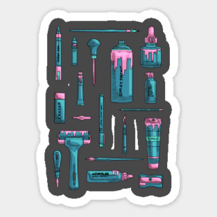 Artist supplies Sticker