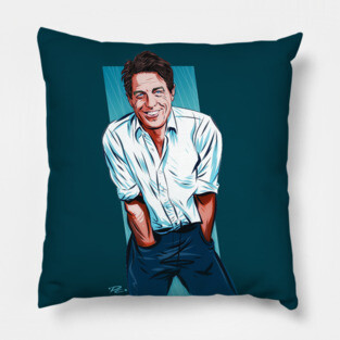 Hugh Grant - An illustration by Paul Cemmick Pillow