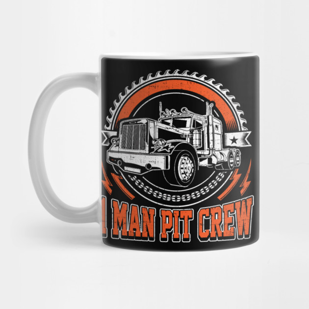 1 Man Pit Crew Trucker Gift by belownormal
