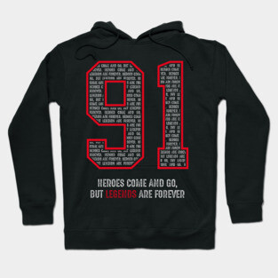 Rodman Basketball Legends The Worm Chicago 91 Hoodie