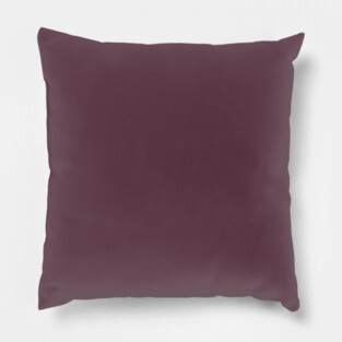 Burgundy Plain Solid Color Pillow