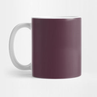 Burgundy Plain Solid Color Mug